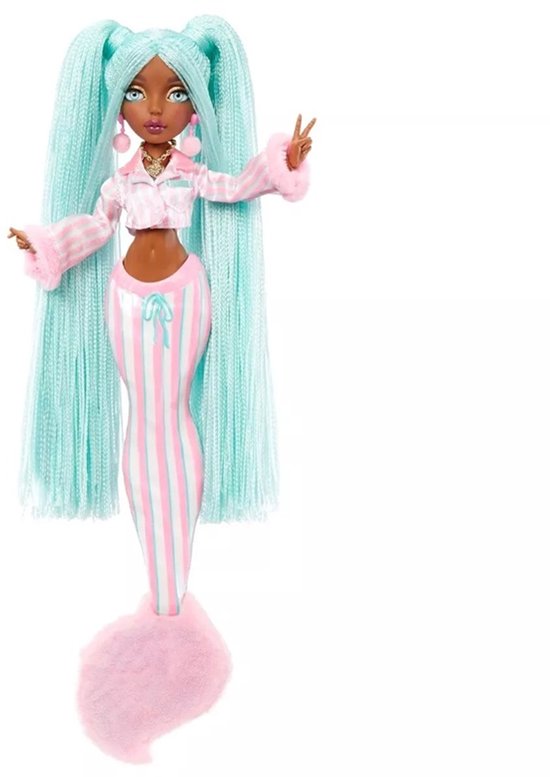 Mermaze Mermaidz Slumber Party Colour Change Brynn pop - 30 cm groot van Merkloos — afbeelding 3