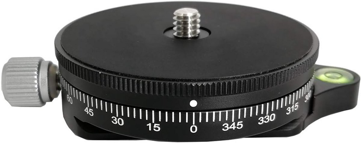 360 Graden Panoramische Statiefkop met Arca Swiss Plaat en Waterpas voor DSLR Camera's