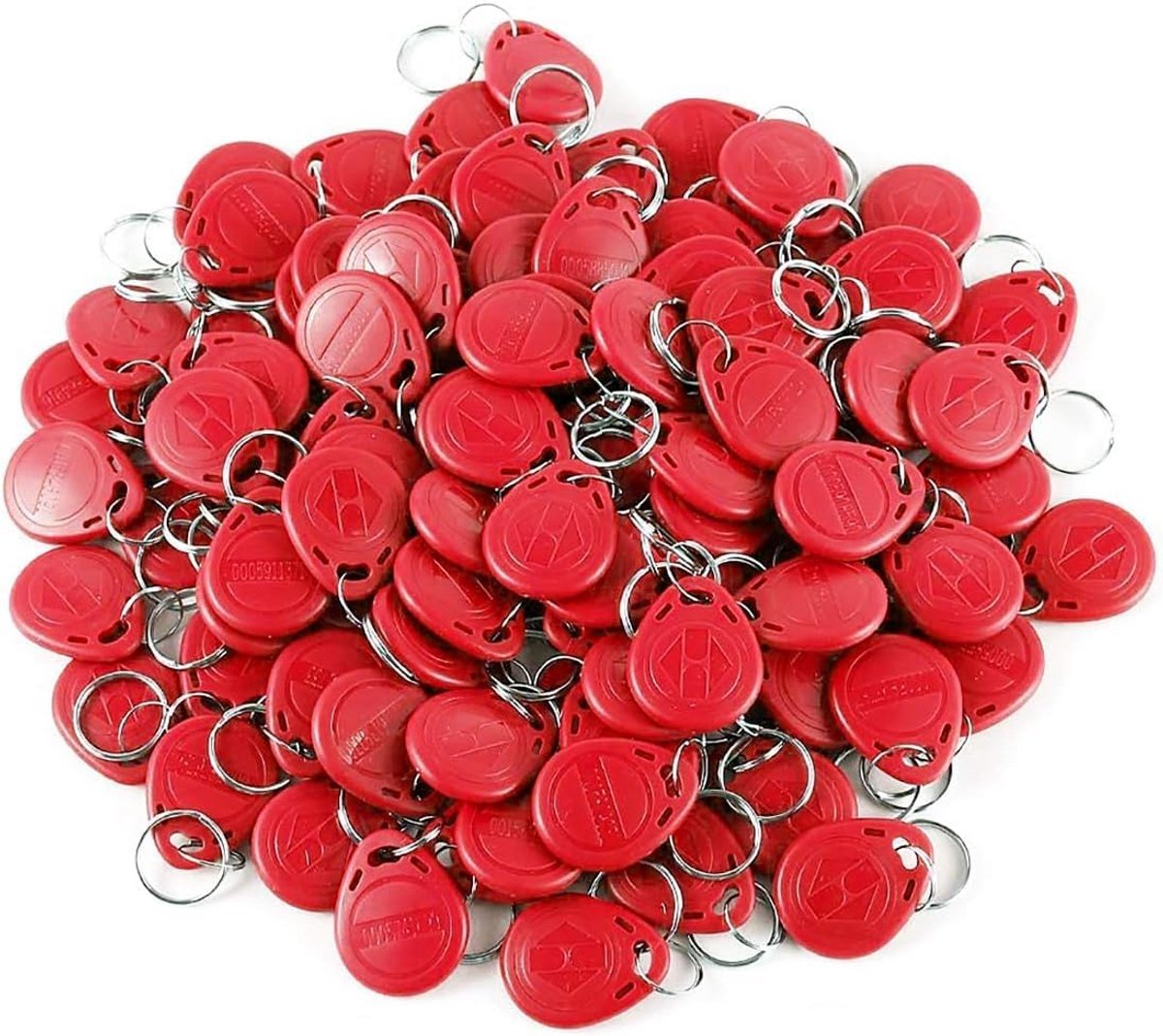 40x RFID Toegangssleutels 125KHz EM4100 - Slimme Kaartlezer Tags Rood