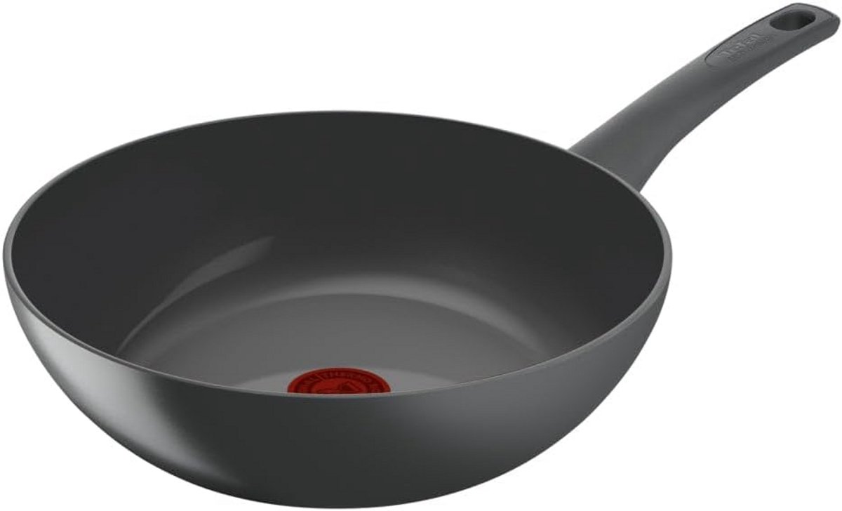 Grote Wokpan 28 cm met Keramische Anti-aanbaklaag - Geschikt voor Alle Warmtebronnen