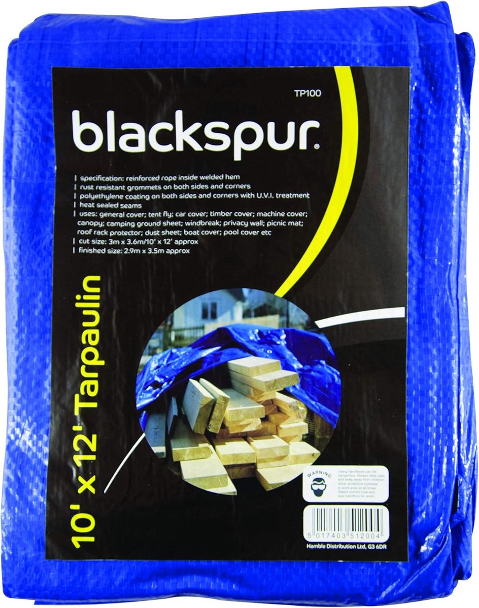 Waterdicht Afdekzeil Blauw - Robuuste Polytheen Tarpaulin
