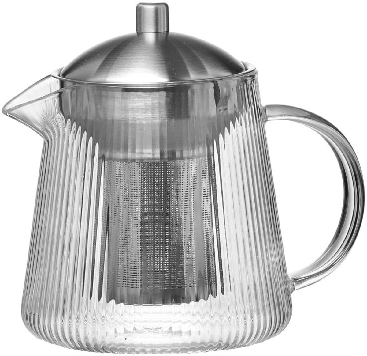 Jive Theepot met Zeef – 800 ml – Glazen Theepot met RVS Filter – Inclusief Cadeauverpakking