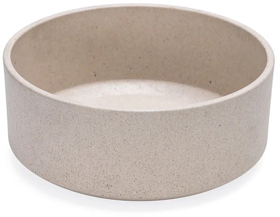 Designed by Lotte Eetbak Noor - Hondenvoerbak - Bamboo - Beige - 21 cm