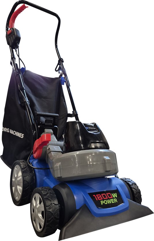 Borg CXD1800 Bladzuiger 3 in 1 - Bladblazer op wielen - Bladverzamelaar - Incl. Verhakselfunctie - 1800 Watt - 270 km/h