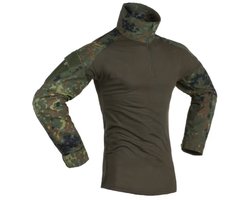 Invadergear Combat T-shirt Met Lange Mouwen Groen XL
