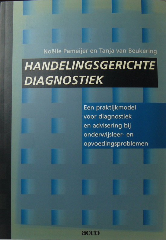 Handelingsgerichte Diagnostiek 1Dr