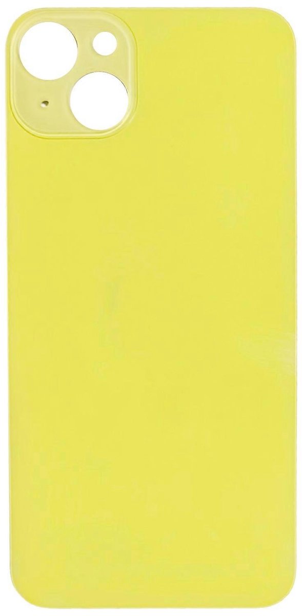 Voor iPhone 15 Batterij Cover Achterkant Behuizing Geel