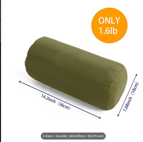 Slaapzak met capuchon, 2-in-1 reisdeken, blauw — afbeelding 4