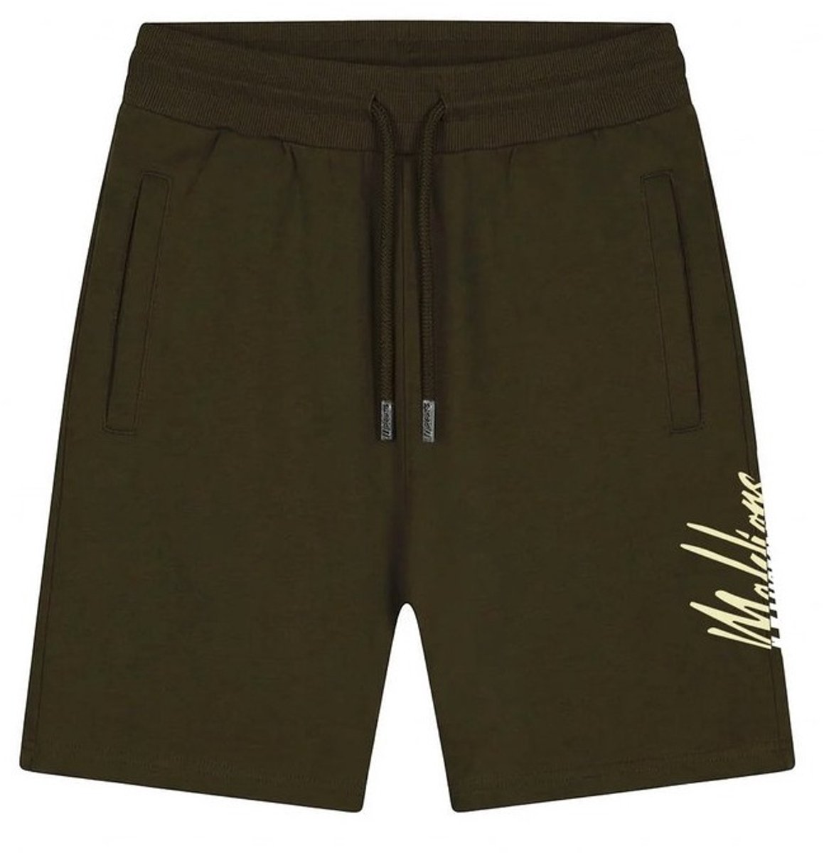 Malelions Men Split Shorts | Vintage Green