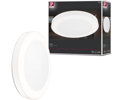Paulmann LED-plafondlamp Circula schemersensor Schemergestuurde bewegingsmelder (IR) zeewater bestendig IP44 rond 320 mm 3000K 14W 880lm 230V Wit Kunststof