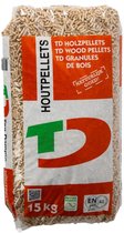 Witte Houtpellets ENplus A1 – 15 kg – Premium Kwaliteit – Geschikt voor Pelletkachel & Tafelhaard