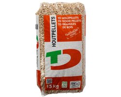 Witte Houtpellets ENplus A1 – 15 kg – Premium Kwaliteit – Geschikt voor Pelletkachel & Tafelhaard