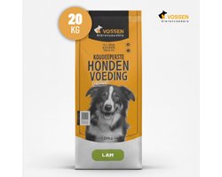 VOSSEN Geperste Brok Lam 20 kg - geperste hondenvoeding - hypoallergeen - single proteïne - gevoelige hond - allergië - lam