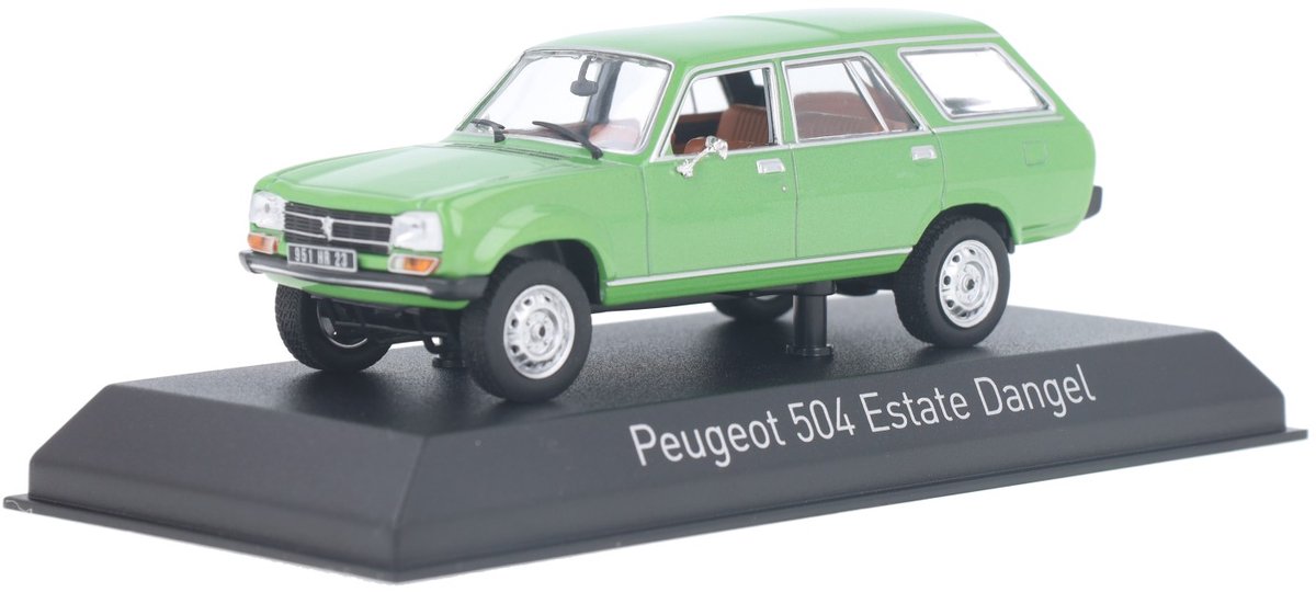 Peugeot 504 Estate Dangel 1980 Groen Modelauto 1/43 Norev