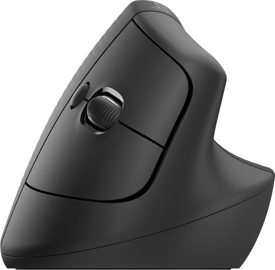 Logitech Lift - Verticale ergonomische muis - Rechtshandig - Donkergrijs