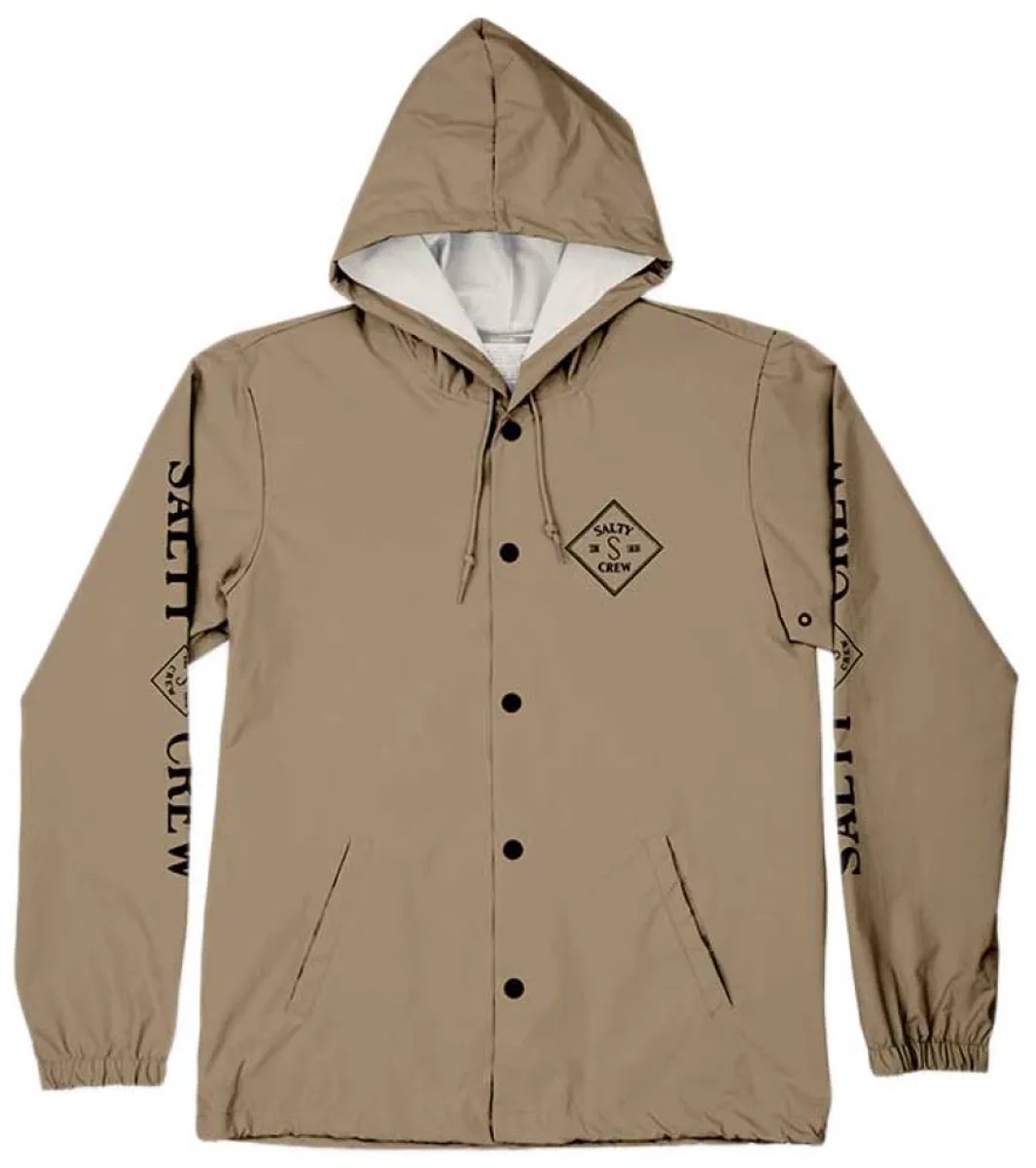 Salty Crew Tippet Snap Jas Man Creme