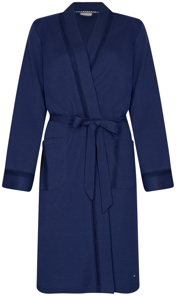 Pastunette Badjas - Midnight - Katoen - Blauw