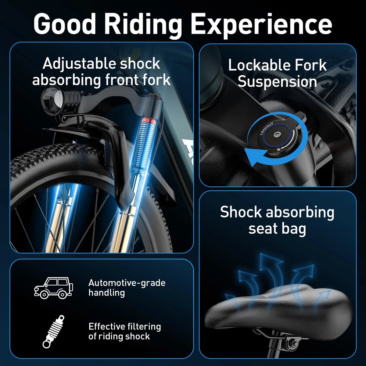 Aairsk GT300 24" Elektrische Mountainbike thumbnail 4