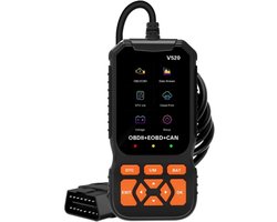 OBD2 Diagnose Scanner – Foutcode Lezer voor Auto – Live Data & Batterijtest – Autodiagnose Tool – Plug & Play