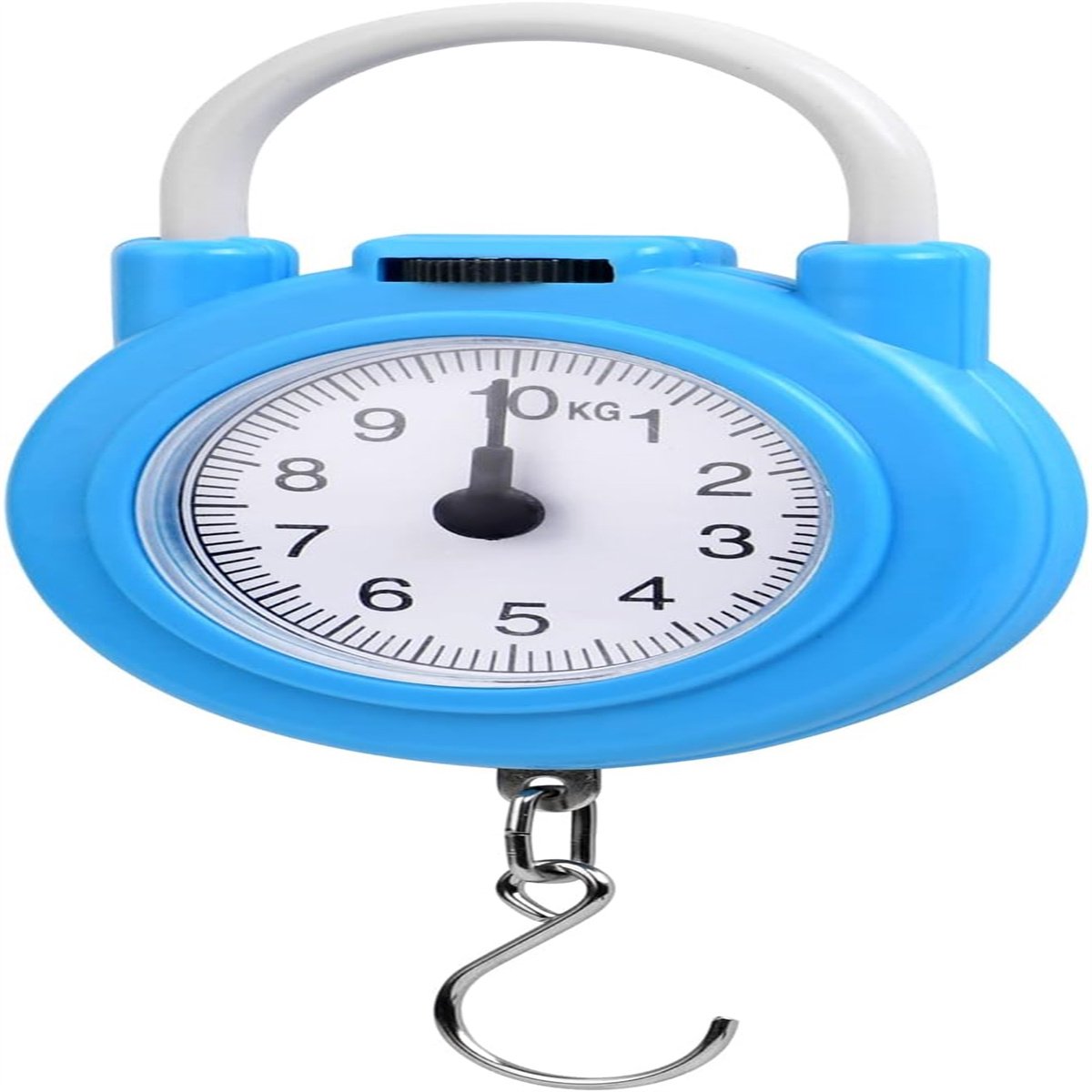 Ynkkvre -Kofferweegschaal Met Weeghaak - Tot 10 Kg - Incl. Batterij - Keukenweegschaal Digitaal - Weegschaal - Hangweegschaal