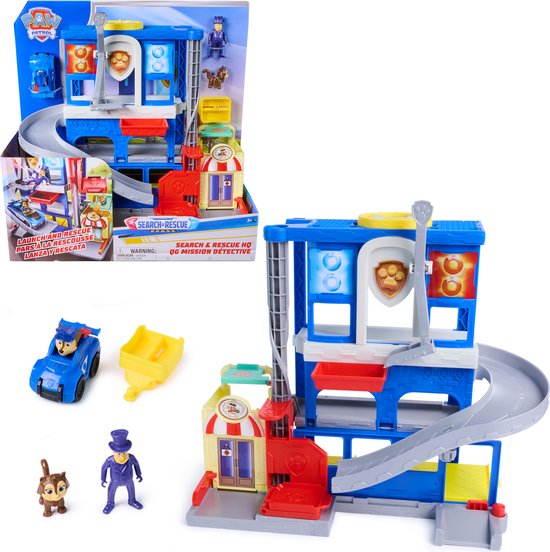 Paw Patrol - Speelset - Reddingsmissies met Chase en Humdinger | bol