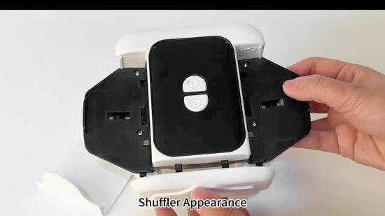 Automatische Oplaadbare Kaartschudder -Schudmachine - Laag Geluidsniveau - Draagbaar Ontwerp - Geschikt voor 1-2 Speldekks - Voor Poker, UNO, Blackjack, Skip-Bo, Phase 10