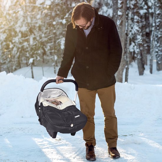 Universele Voetenzak voor Kinderwagens - Waterdichte Winter Voetenzak voor Autostoeltjes - Machinewasbaar van Merkloos — afbeelding 2