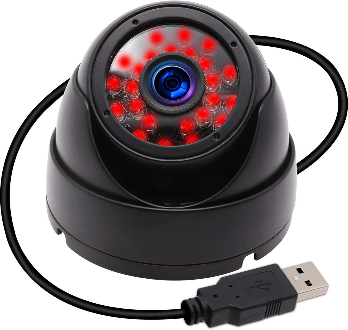 USB Dome Camera 720P Dag en Nachtzicht Waterdicht voor Beveiliging