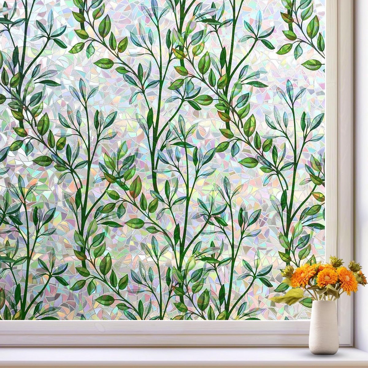 Zelfklevende Raamfolie Privacy Spiegel Effect UV Bescherming 75x200 cm