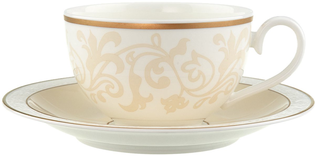 Frühstückstasse mit Untertasse Ivoire 310 ml