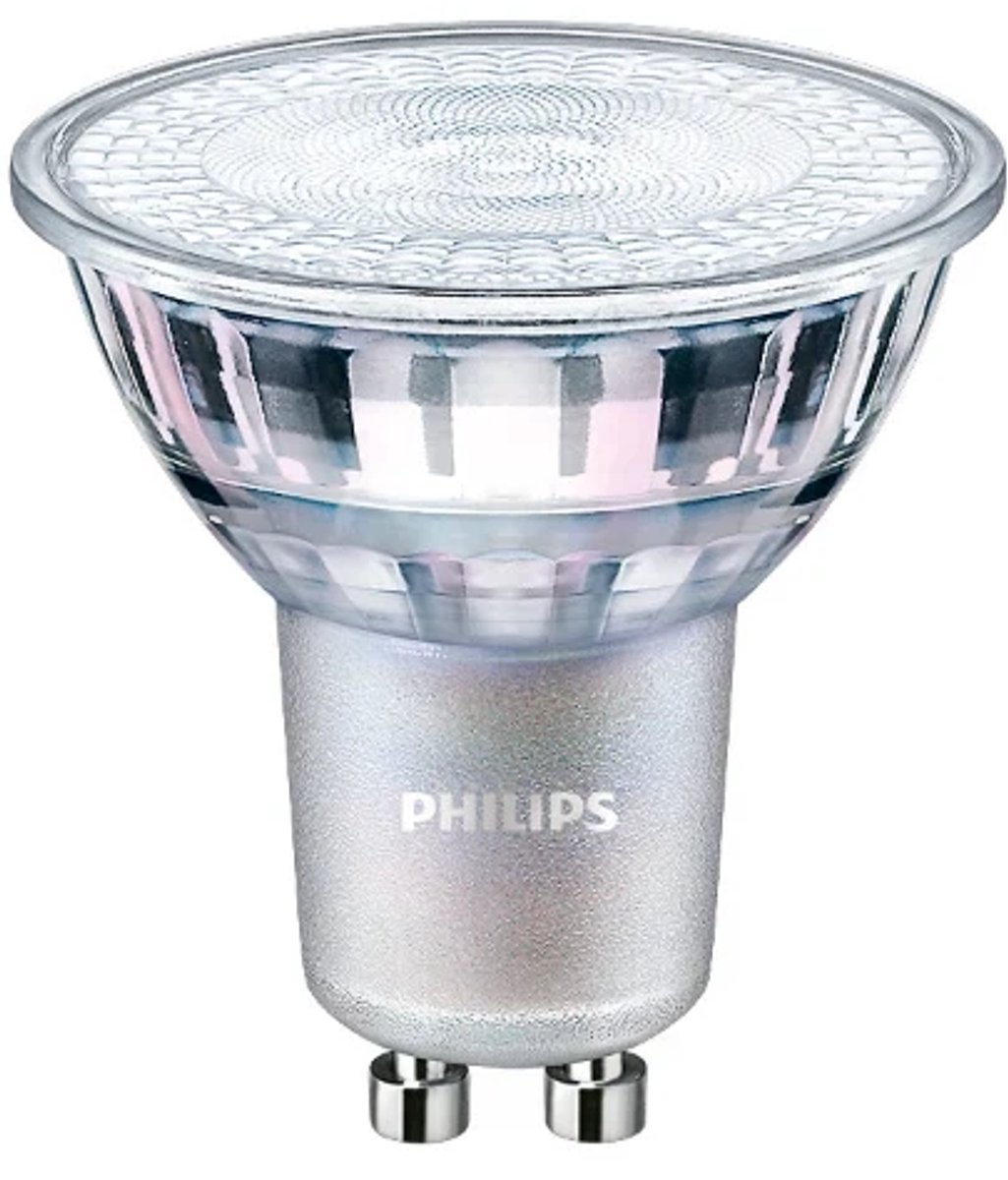 Philips LED Philips - master value led spot gu10 par16 3.7w 365lm 36d - 930 warm wit | beste kleurweergave - dimbaar - vervangt 50w