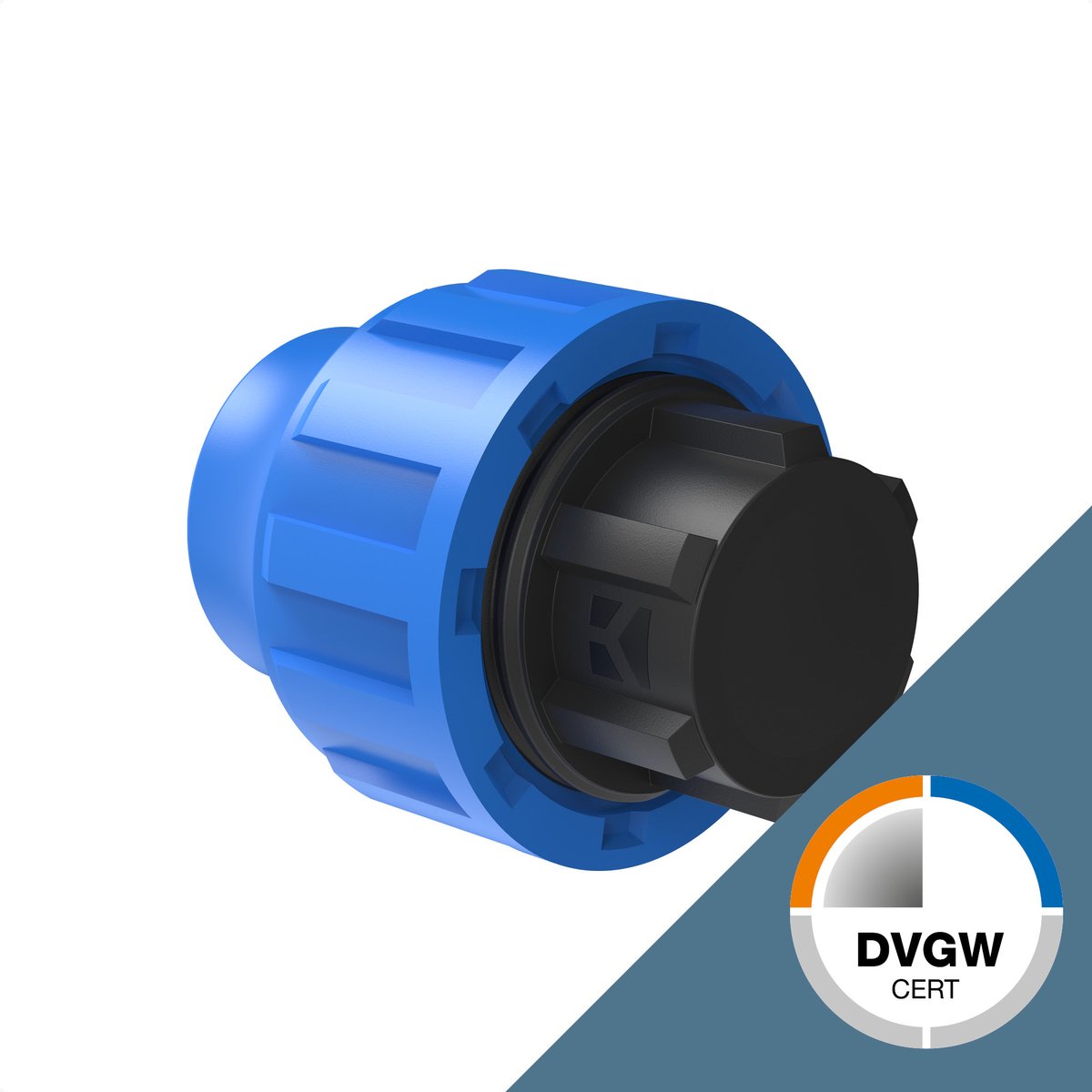 KIRCHHOFF PP eindstuk, 25 mm, knelfitting voor tyleen/socarex