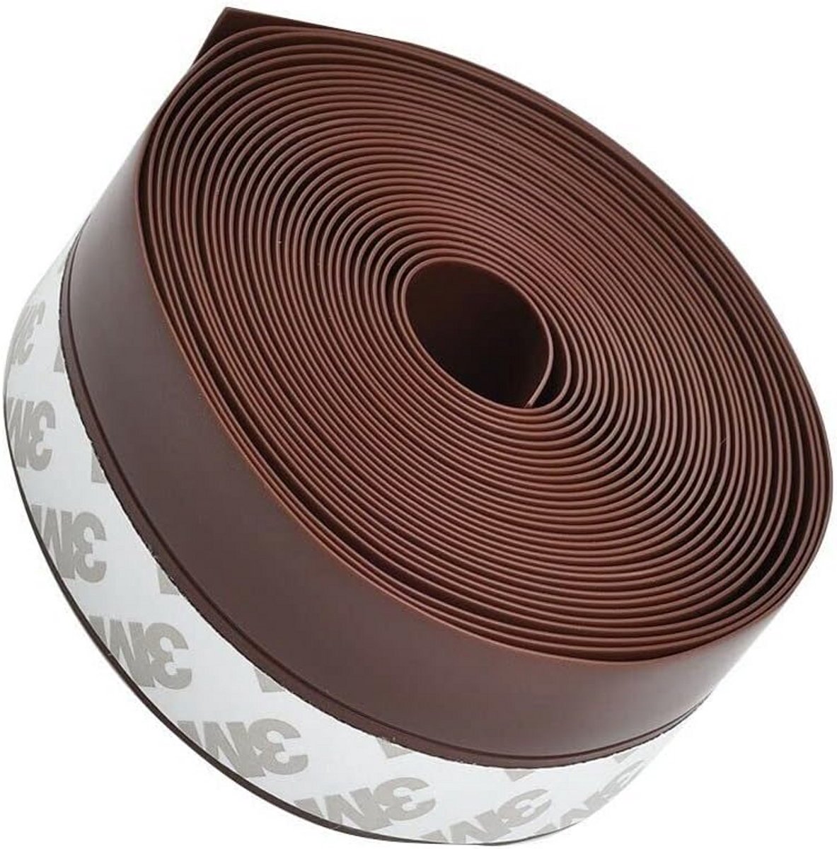 Draught Excluder voor Deuren en Raamkozijnen - 3 m lang, 35 mm breed, Bruin