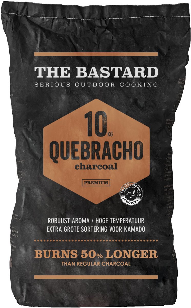 Bol.com The Bastard Houtskool Paraguay Quebracho 10kg aanbieding