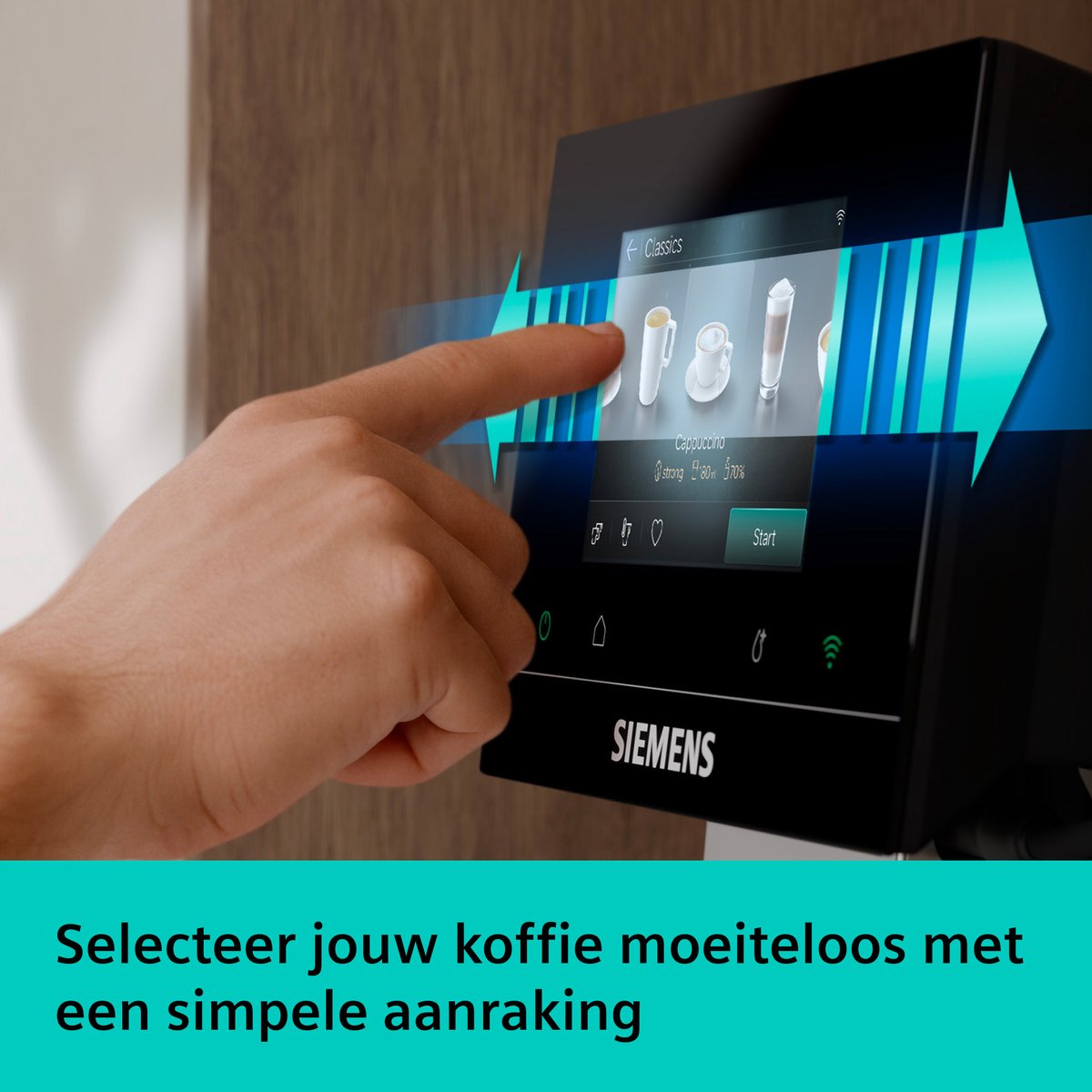 Siemens EQ700 iAroma TP723E09 - Volautomatische espressomachine - Piano zwart — afbeelding 7