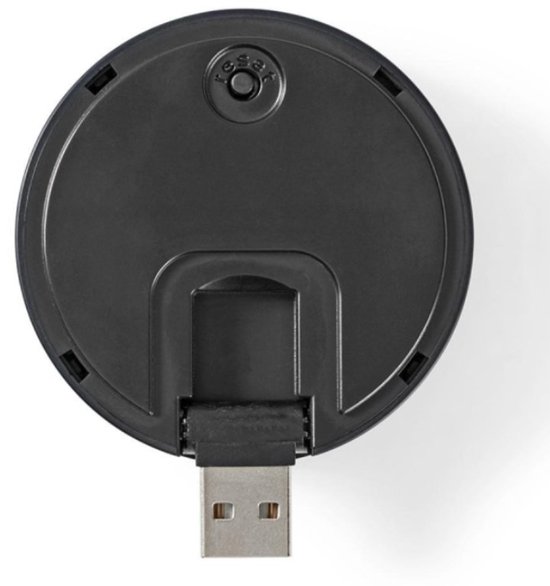 Nedis SmartLife Gong - RF, frequentie 433 MHz - Accessoire voor: WIFICDP10GY / WIFICDP30WT / WIFICDP40CWT - USB Gevoed - 4 Melodiën - 5 V DC - Instelbaar volume - Zwart van Merkloos — afbeelding 3