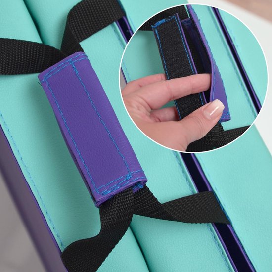 Opvouwbare Gymnastiekmat 180x60 cm - Zachte Trainingsmat voor Kinderen - Dikke 5 cm Fitnessmat voor Yoga, Pilates en Judo van Athletis — afbeelding 4