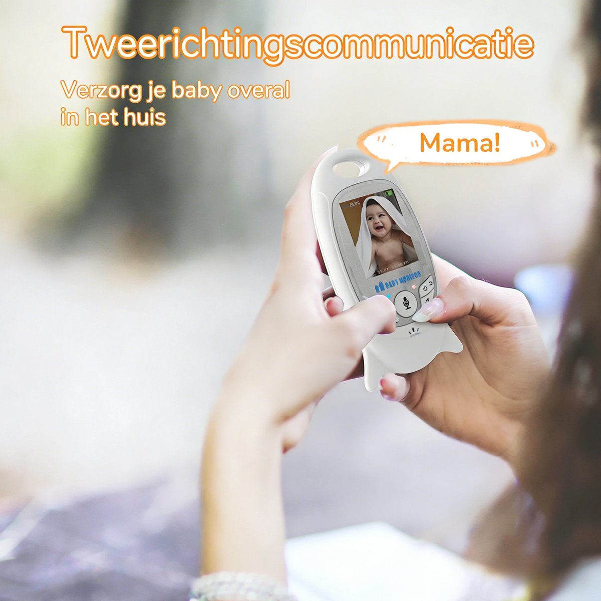 BOIFUN Babyfoon met Camera - Video & Audio - Nachtvisie - - afbeelding 3