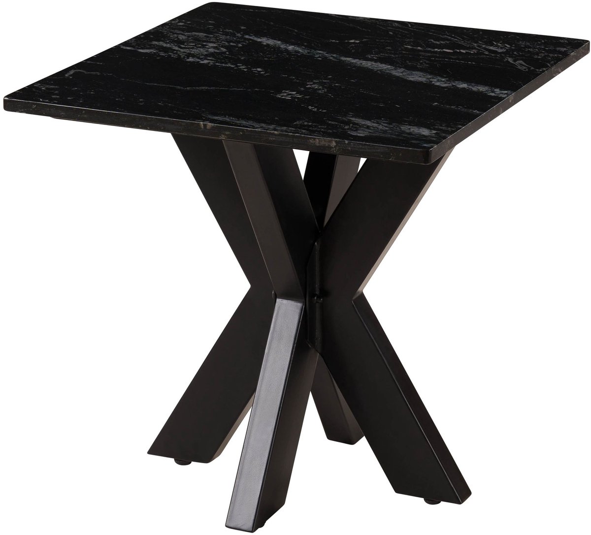 MASSIVMOEBEL24 .DE BARCELONA #415 salontafel zwart marmer 55x55 cm