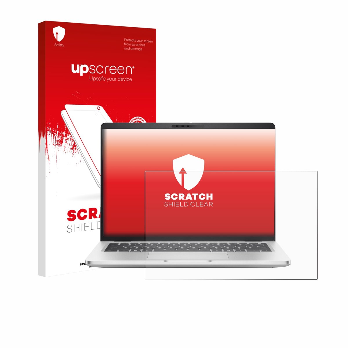 upscreen - Screenprotector voor Dell Pro 14 Plus PB14255 - Folie Beschermfolie transparant
