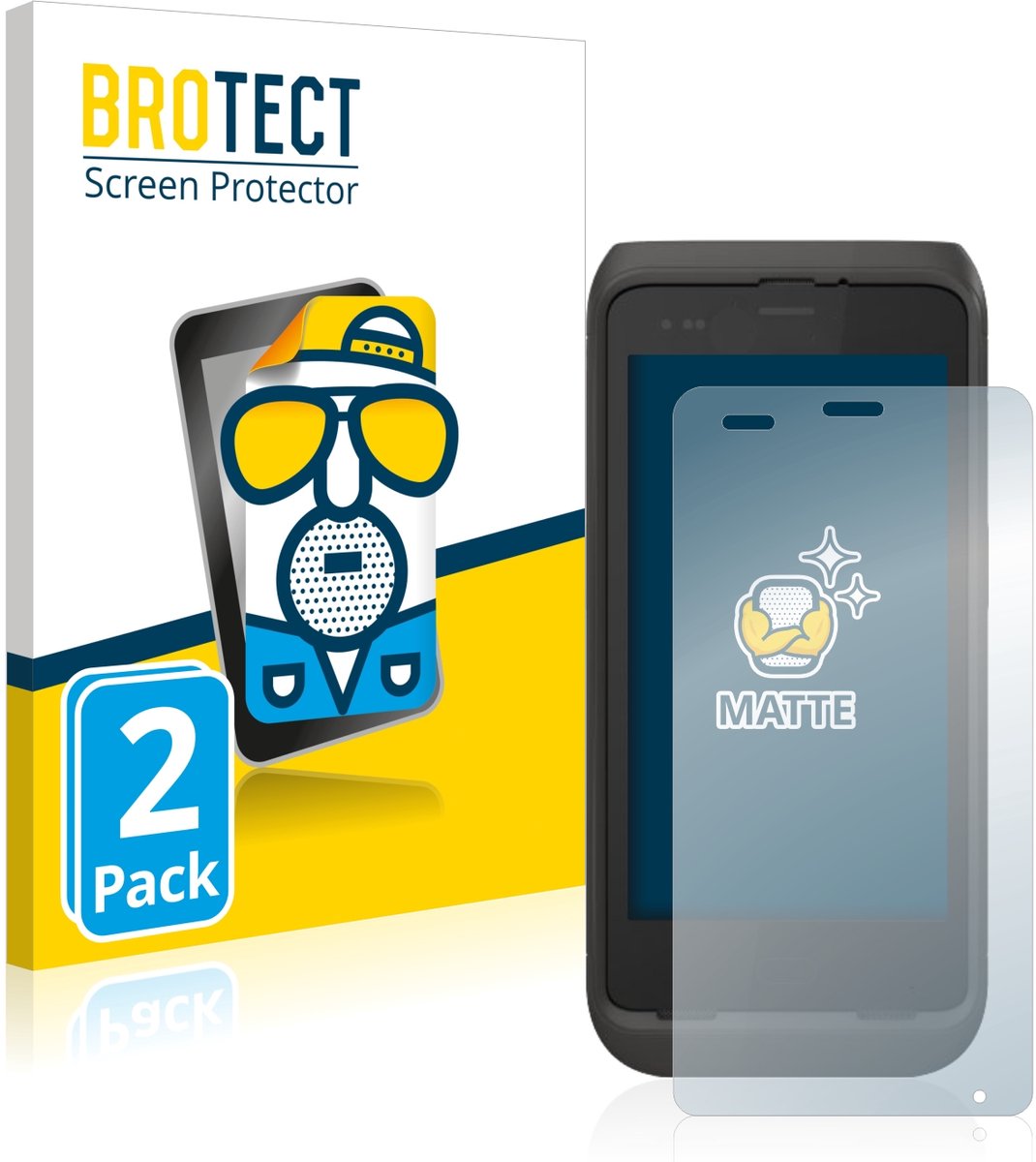 BROTECT - Screenprotector voor Honeywell CT45 XP - Folie Beschermfolie matte 2 Stuks
