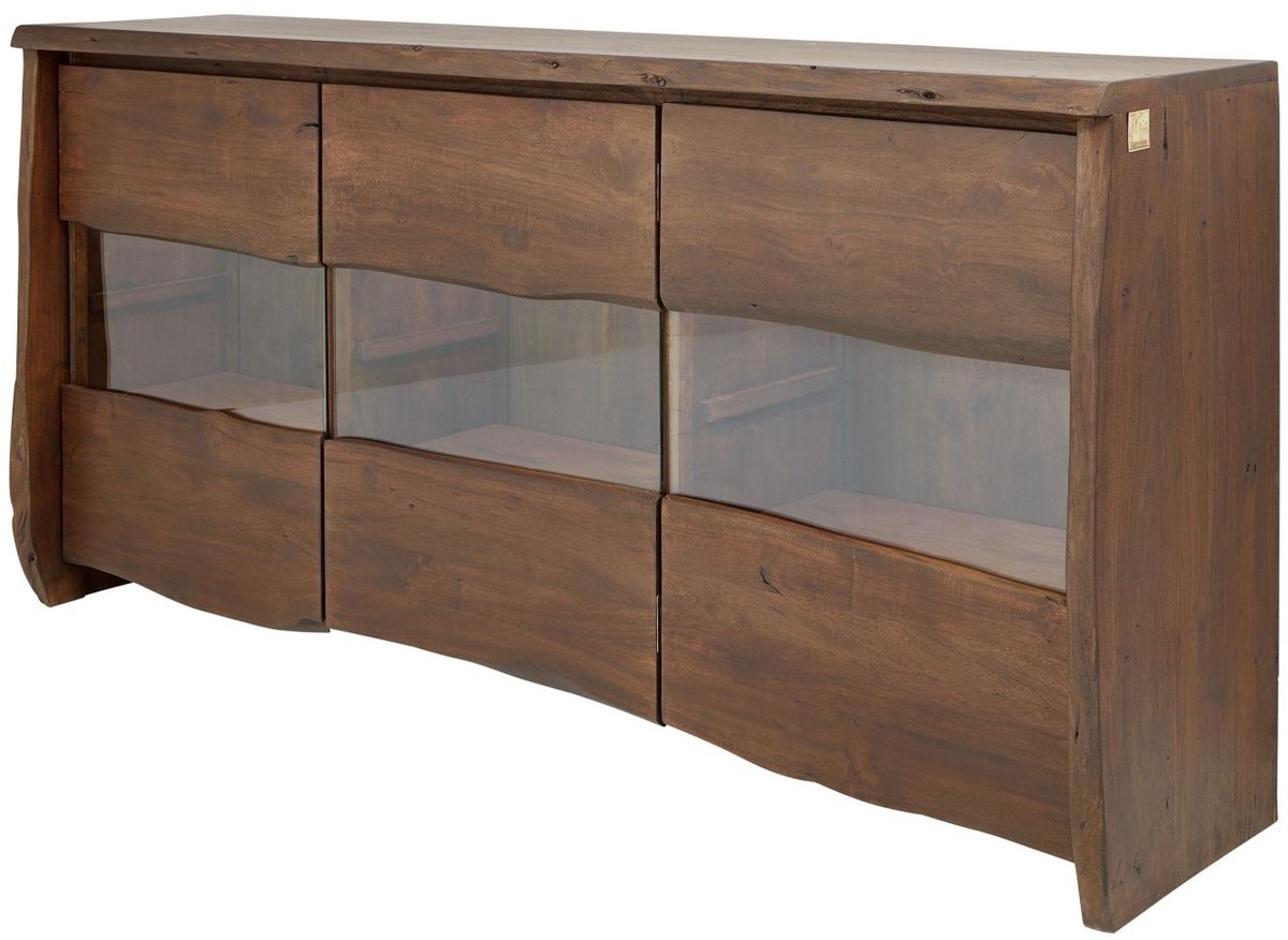 MASSIVMOEBEL24.DE dressoir PURE ACACIA #808 bruin 191 x 96 x 45 cm