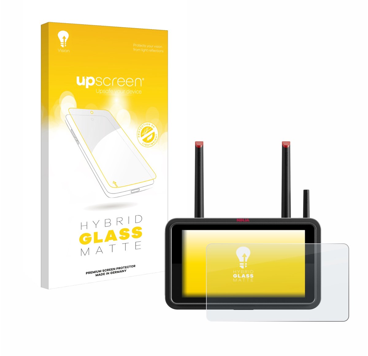 upscreen - Screenprotector voor Atomos Ninja TX - Folie Beschermfolie Beschermglas matte