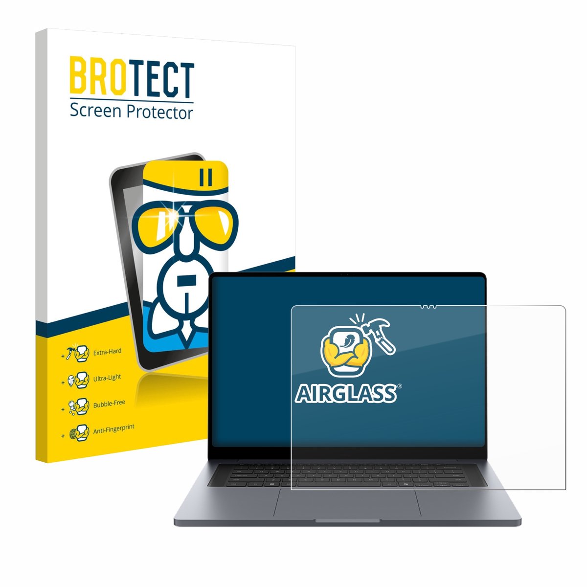 Screenprotector voor Samsung Galaxy Book6 Ultra 16" Beschermglas transparant