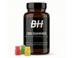 CBD Gummies – 25 mg CBD – Broad Spectrum – 0% THC – 30 Gummies – Natuurlijk Extract