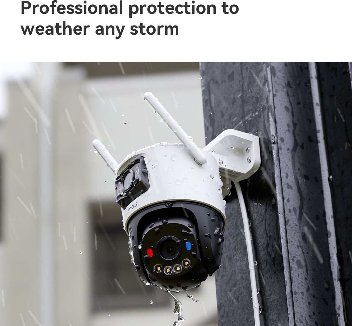 Imou Cruiser Dual 2 Pro – Buiten IP-camera – Dual Lens 8MP – PTZ – Full Color Nachtzicht – Bewegingsdetectie – Plafond/Muurmontage – Wi-Fi – foto 8