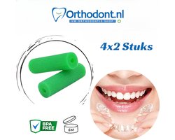 4x2 Orthodontische Chewies Voor Aligner - Orthodontic Chews - Groen
