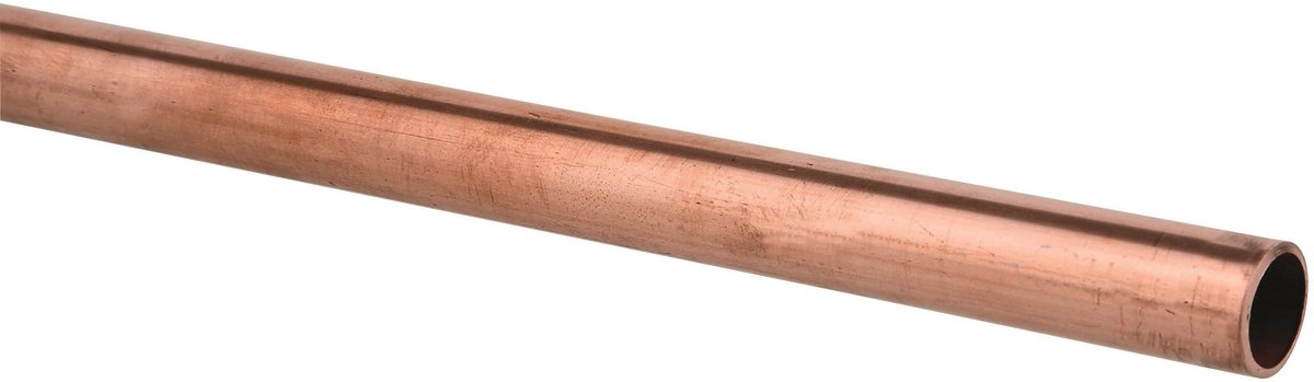 KIRCHHOFF Koperen Buis 2,5 m - Blanco - 18 x 1 mm