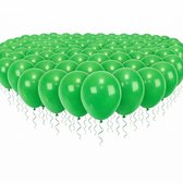 Groene Ballonnen 100 Stuks – 12 Inch Latex – Geschikt voor Helium & Lucht – Feestdecoratie