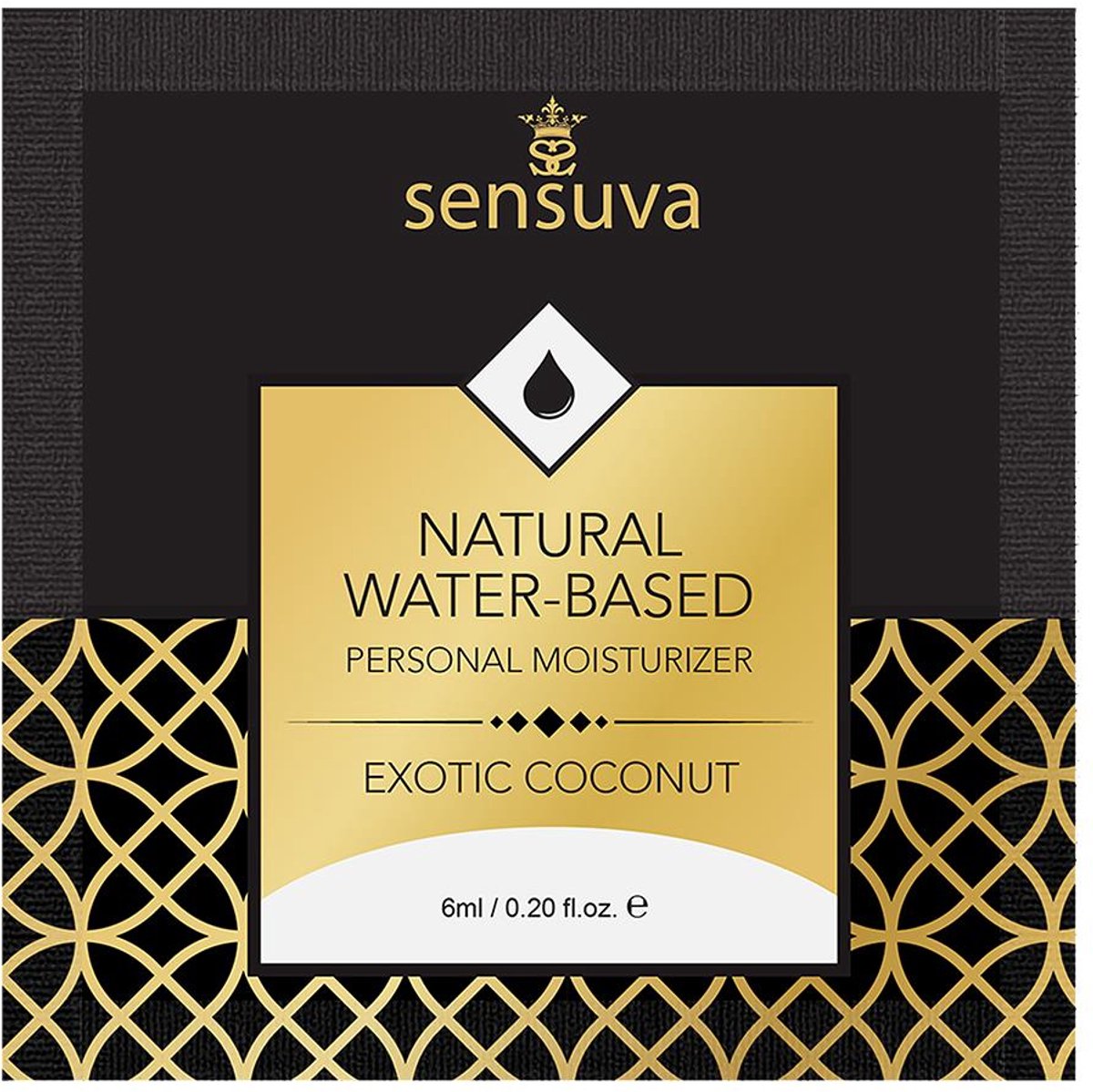 Sensuva Natural Water-based Personal glijmiddel Exotic Coconut 6 Ml